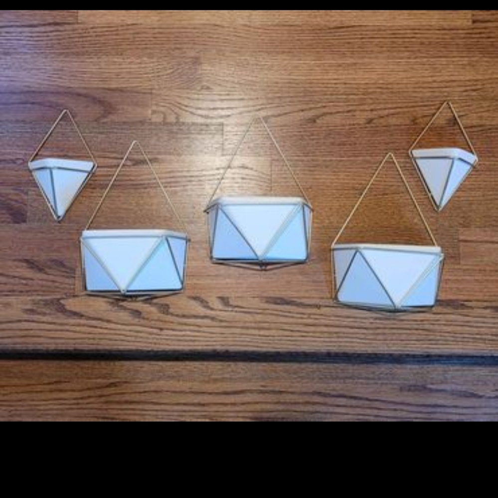 Geometric Wall Planters